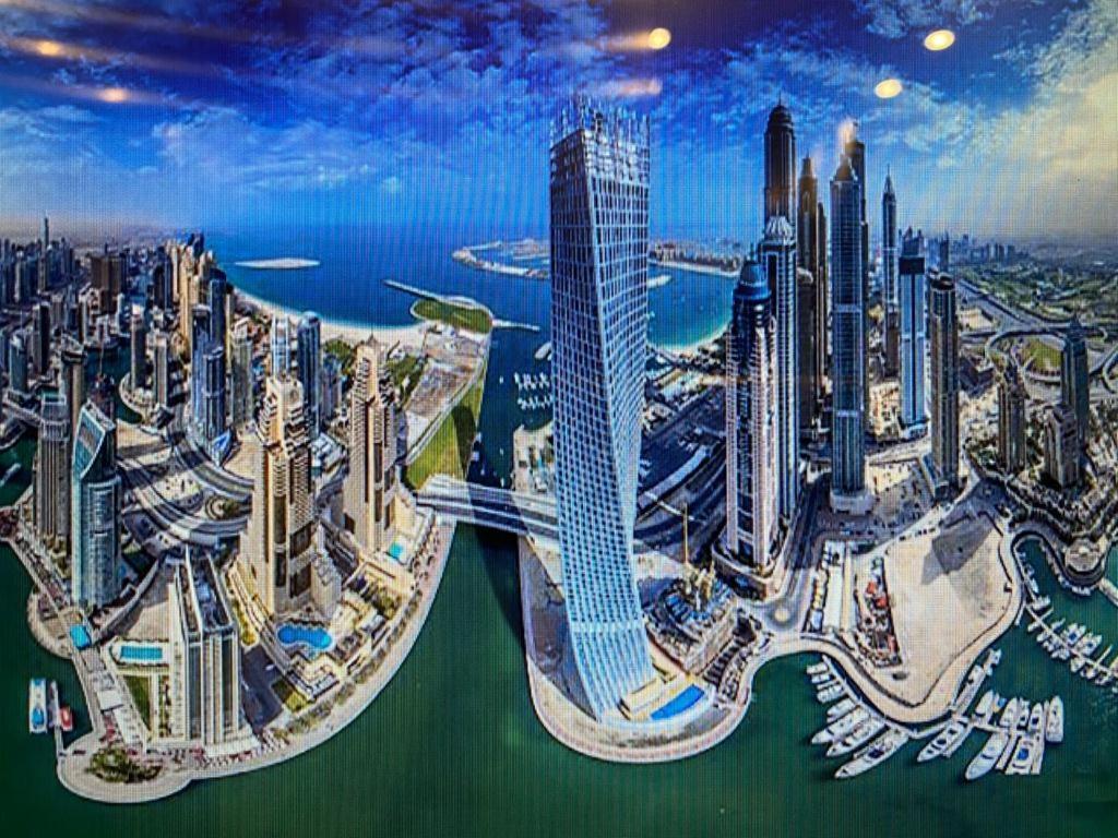 Cayan Tower Luxury Apartment With Sea View Dubai Bagian luar foto